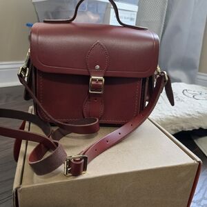 The Cambridge Satchel Company Oxblood Crossbody Traveller Bag
